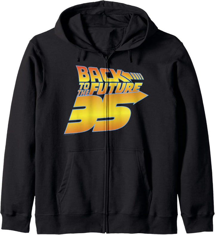 Back To The Future 35th Gold Logo Kapuzenjacke