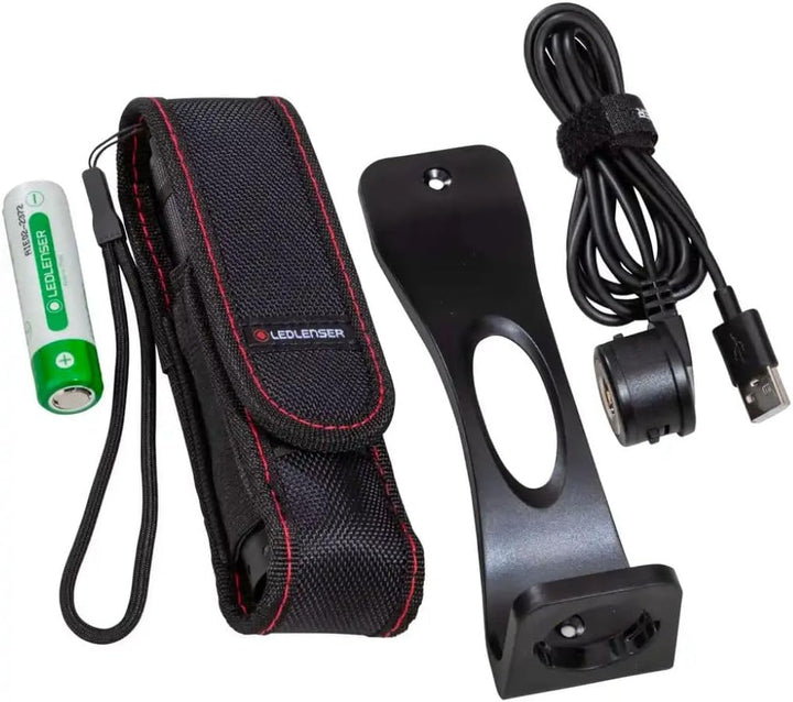 Ledlenser P7R LED Taschenlampe, fokussierbar, wiederaufladbar, mit Akku, 1000 Lumen, 210 Meter Leuch