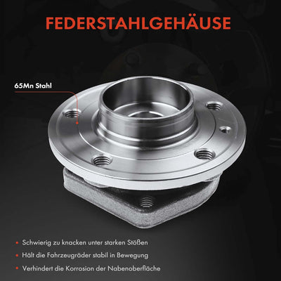 Frankberg Radnabe Radlagersatz Vorne Links Rechts Kompatibel mit C70 I 872 2.0L-2.5L 1998-2005 S70 8