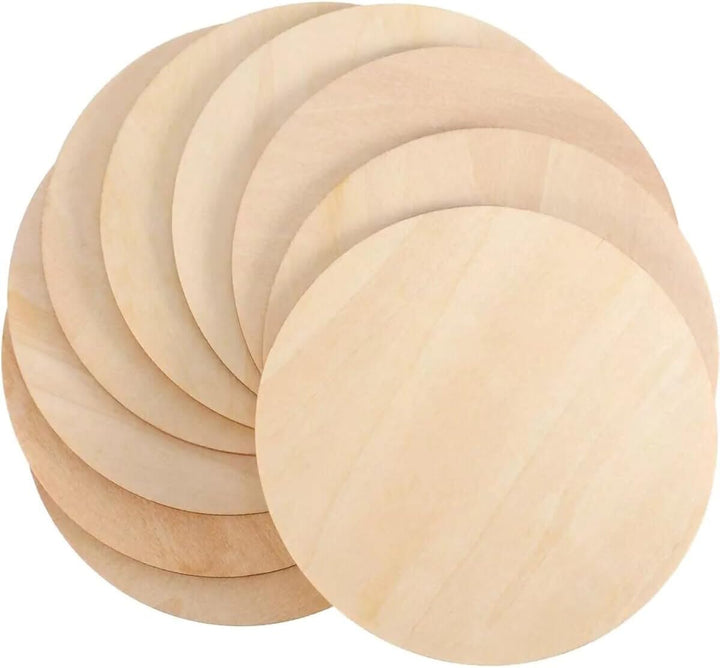 AtHaus Sperrholzplatte Zuschnitt Rund - Ø 225 mm, 18 mm stark, 1 Stück, Kreiszuschnitt Perfektes Spe