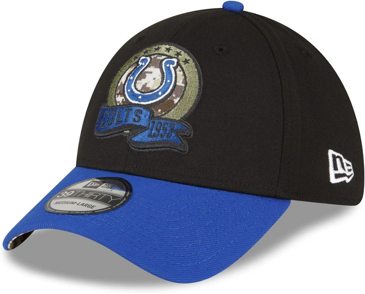 New Era Salute to Service 2022 Basecap 39Thirty NFL Fanartikel American Football Kappe schwarz S-M 3