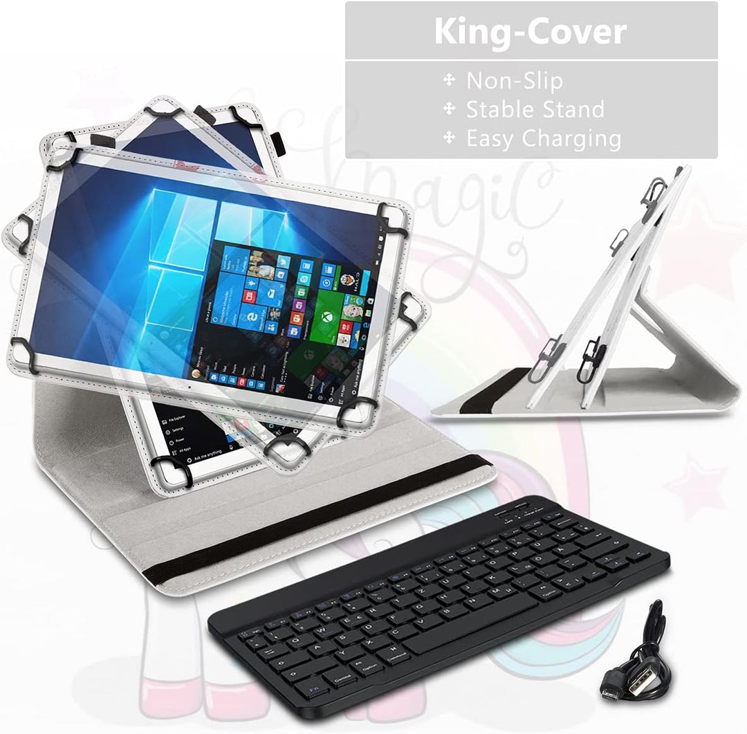 Tablet Hülle kompatibel mit Blackview Tab 20 16 15 13 12 11 10 Pro 9 8 8E Tasche Schutzhülle Bluetoo