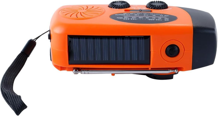 Solarradio, Survival-Handkurbel-Dynamo, AM/FM-Notwetterradio, Für Den Haushalt Und Outdoor-Camping,