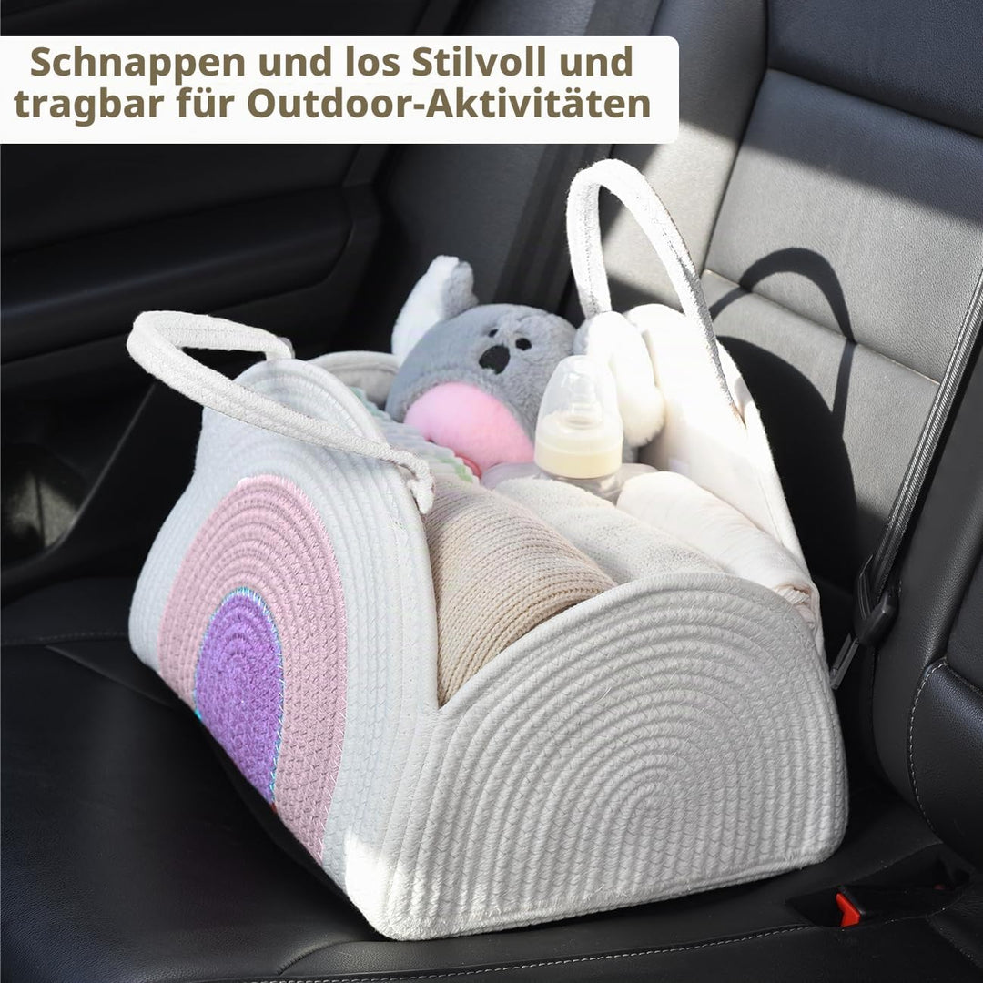 ZHUIYIWIN Baby Windel Caddy Organizer, Windel Organizer, Tragbarer Wickelorganizer, Wickelorganizer