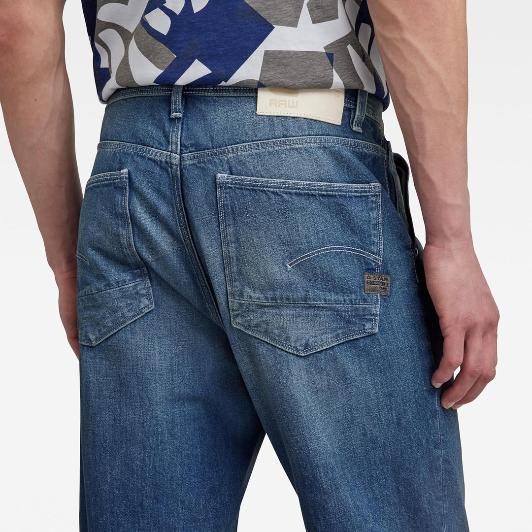 G-STAR RAW Herren Grip 3D Relaxed Tapered Jeans 26W / 30L Blau (Antique Cosmic Blue D19928-c966-c945