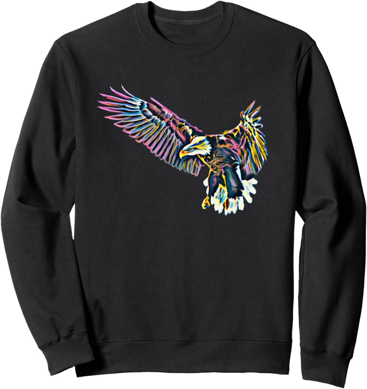 Adler Motiv Raubvogel Sweatshirt