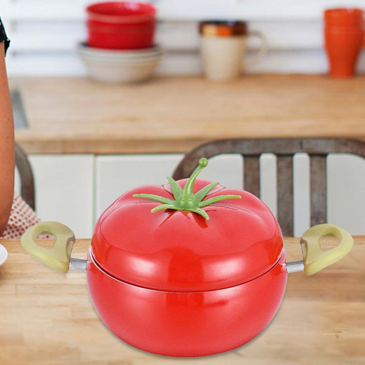 Kochtopf Mit Tomatenform - Kreatives Fruchtförmiges Kochgeschirrpfanne | Nicht Stick Tomaten Topf Mi