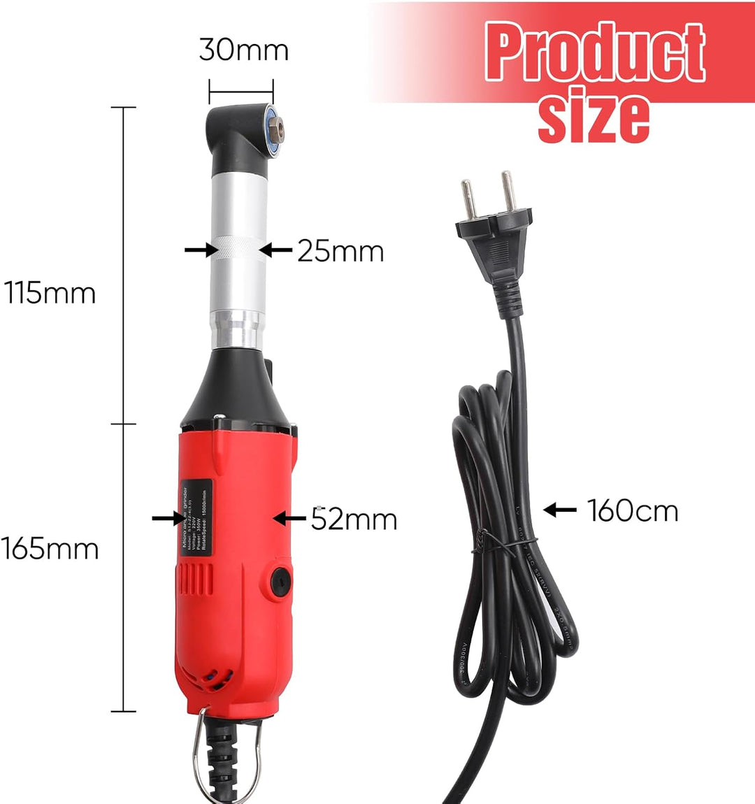 Elektrische Fliesenfugenreinigungsmaschine, 350W Schleiffugenreinigungs-Set, 90° Fliesenboden-Nahtöf