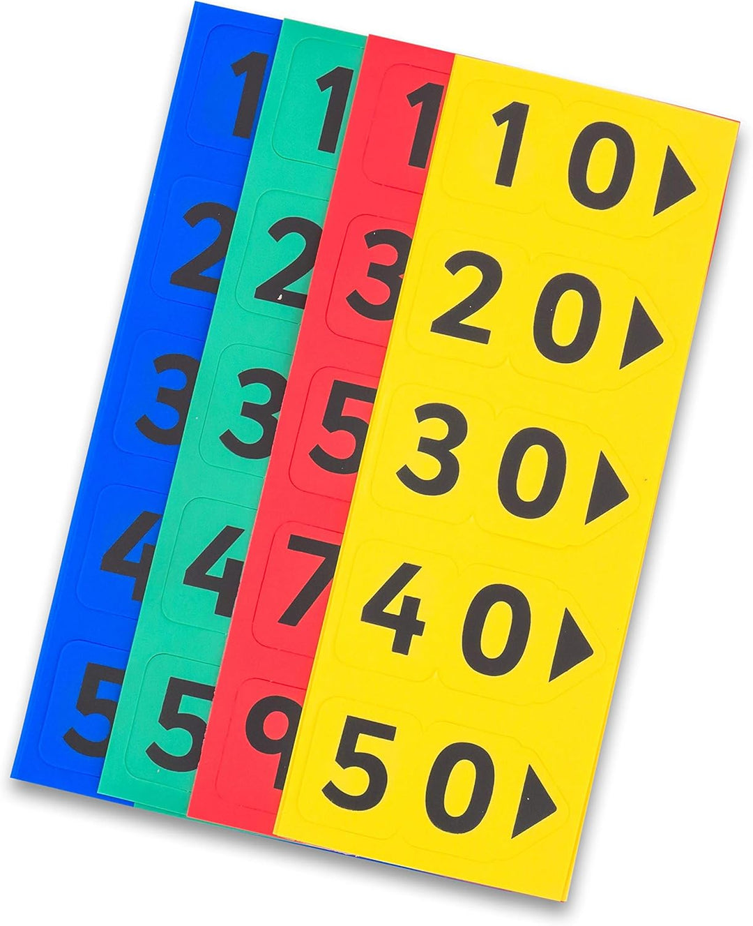 Betzold - Stellenwertkarten für SchülerInnen - Stellenwertsystem Mathematik Nocolor, Nocolor