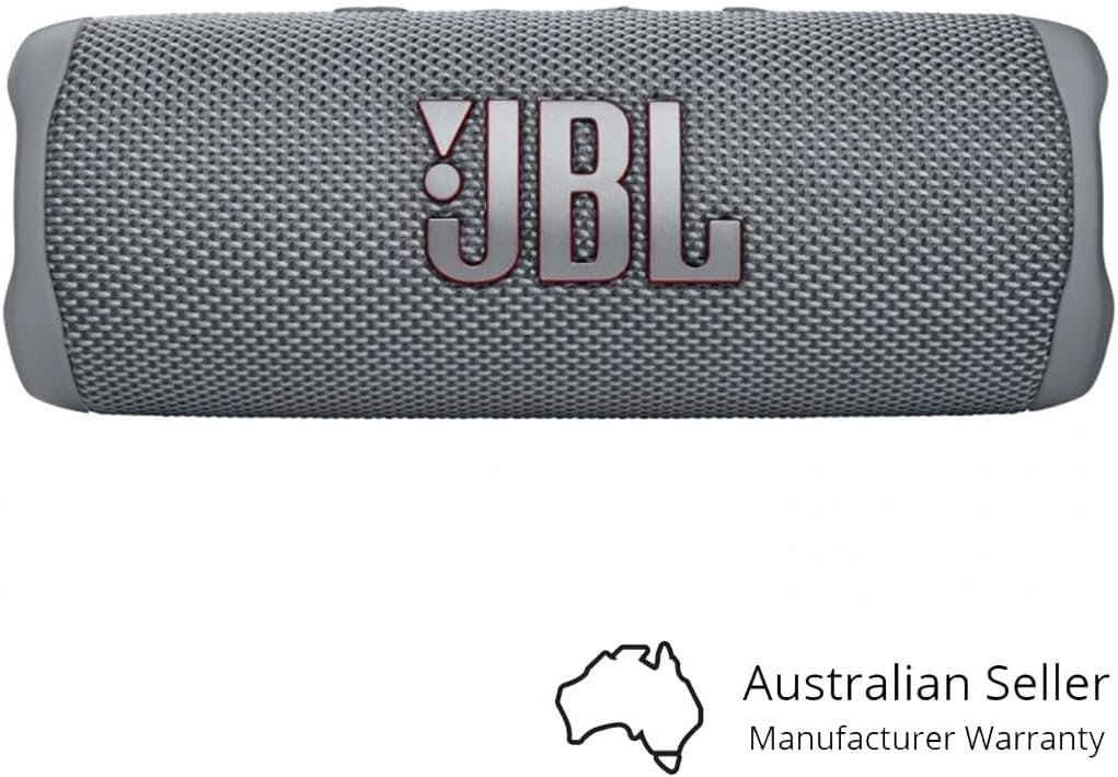 JBL Flip 6 Bluetooth Box in Grau – Wasserdichter, tragbarer Lautsprecher & INIU Power Bank, 20000mAh