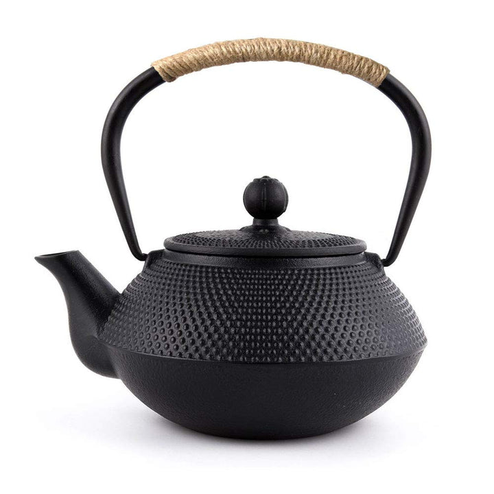 Webao Japanische Teekanne Gusseisen mit Edelstahl Teesieb Teekessel für Losen Tee 0.8L 800ml Sterne