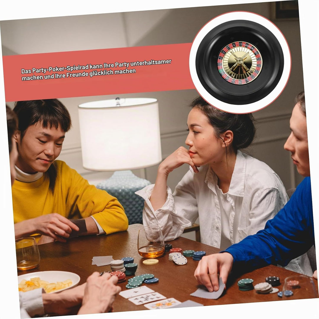 HANABASS Russisches Roulette Digitaler Plattenspieler Spinnen Rad Spiel Multifunktional Legen gross