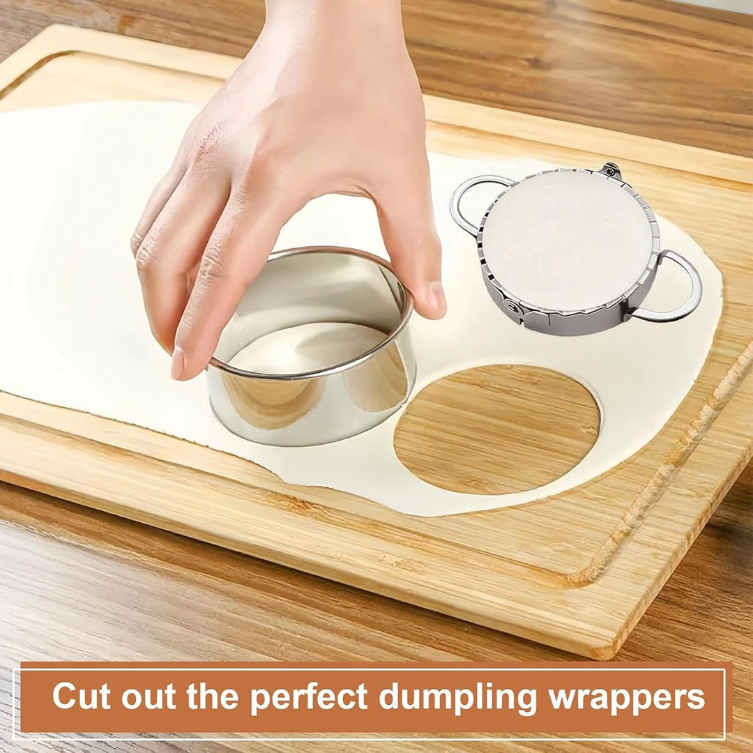 8 Stück Ravioli Former Dumpling Maker Set Teigtaschenformer Edelstahl Empanadas Maker Tortellini Mau
