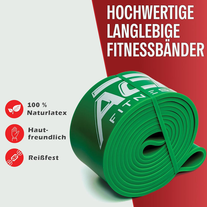 ActiveVikings® Pull-Up Fitnessbänder | Perfekt für Muskelaufbau und Crossfit Freeletics Calisthenics