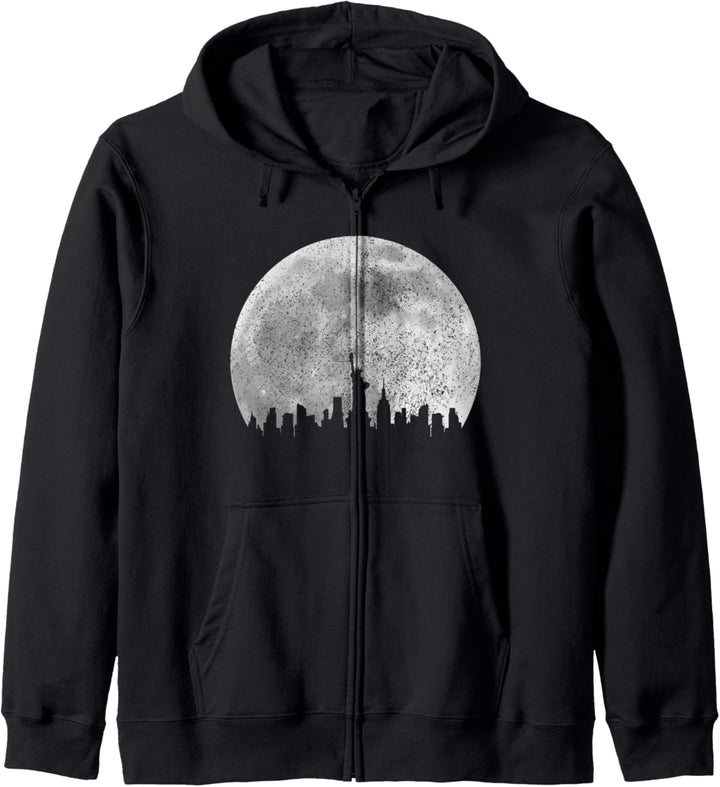 New York City NYC Skyline Vintage NYC NY Kapuzenjacke