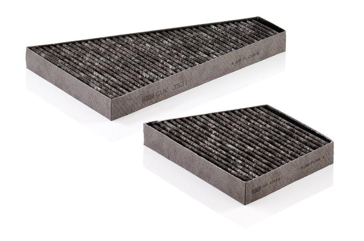 MANN-FILTER CUK 35 000-2 Innenraumfilter – Kabinenluftfilter Satz (2er Set) – Für PKW