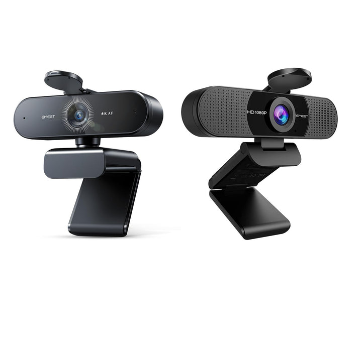 EMEET C960 1080P & NOVA 4K Webcam - 4K UHD mit PDAF Autofokus und 73° Weitwinkel für hochwertige Vid