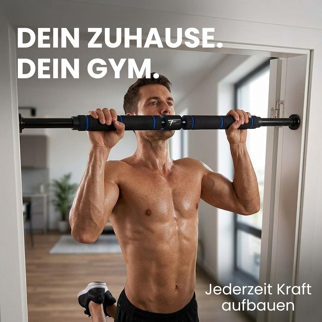 Fitem Zugstange Klimmzugstange für die Tür - Pull up Bar - Chin up Bar - Muskelaufbaustange Oberkörp