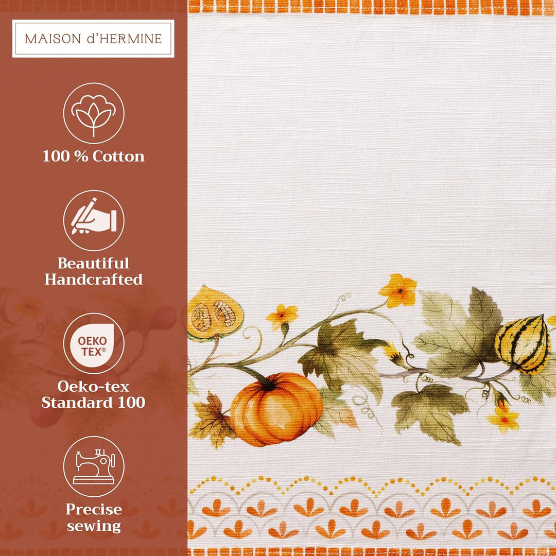 Maison d' Hermine Stoff-Tischsets 33cm x 48cm 100% Baumwolle Set mit 4 Dekoratives waschbares Ostert