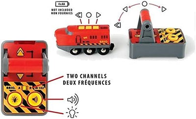 BRIO World 33213 IR-Frachtlok Elektrische Lokomotive mit Fernsteuerung - Zubehör World - Kleinkindsp