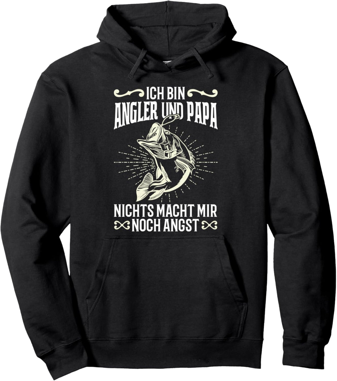 Angler Papa Angler Geschenk Pullover Hoodie
