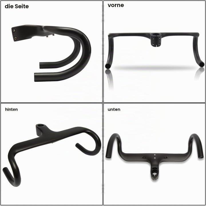 rxl sl carbon lenker 1-1/8" UD Matt aero lenker carbon lenker rennrad 400x90mm integrierter rennradl