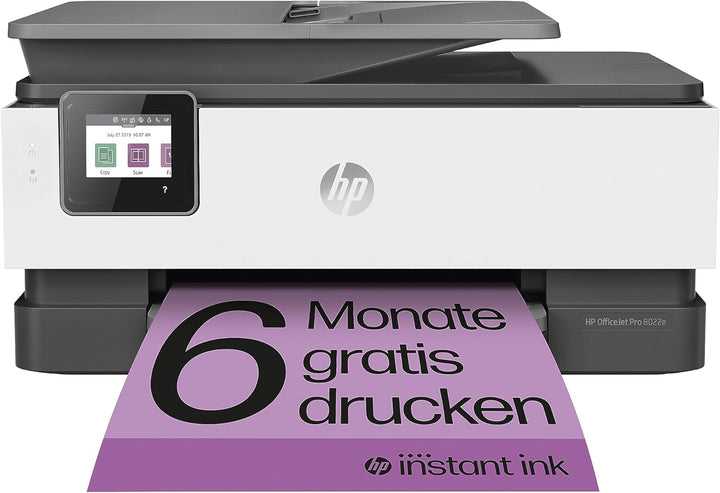HP OfficeJet Pro 8022e Multifunktionsdrucker (HP+, A4,Scanner, Kopierer, WLAN, LAN, Duplex, HP ePrin