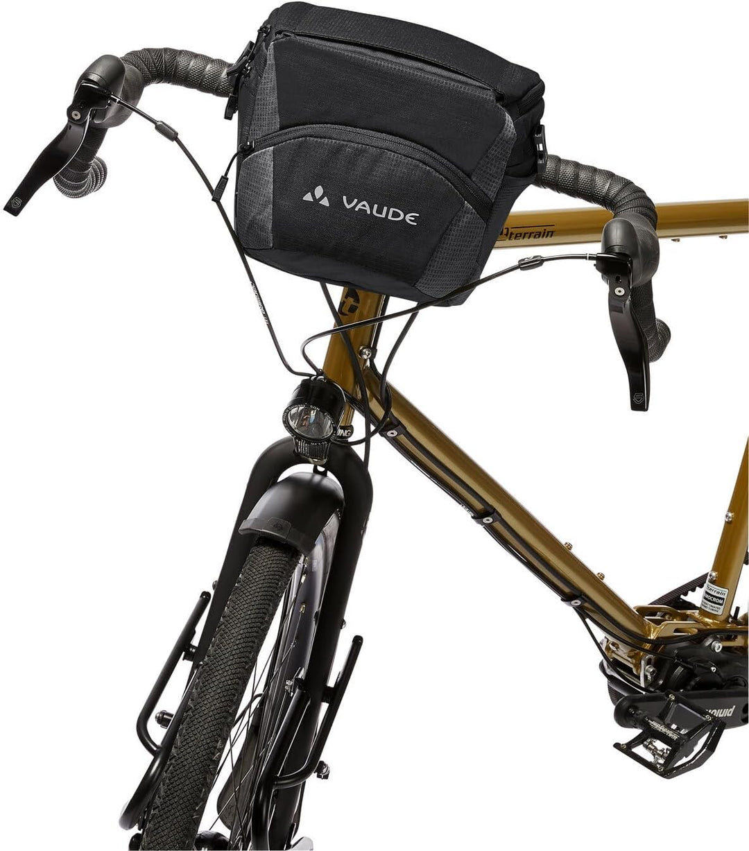 VAUDE Lenkertaschen OnTour Box M (KLICKfix Ready) Schwarz, Schwarz