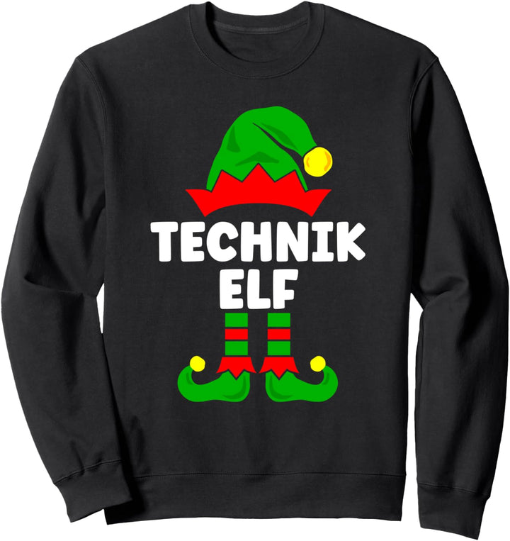 Technik Elf IT Weihnachtsoutfit Familie Partnerlook Kostüm Sweatshirt