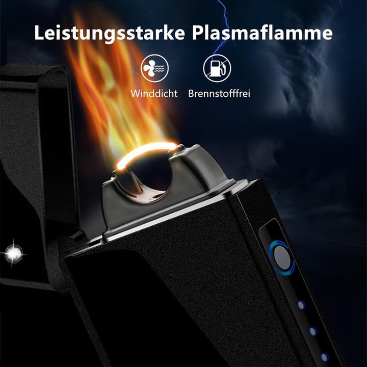 GADATOP Arc Plasma Flamme Feuerzeug USB wiederaufladbares, winddichtes elektrisches Feuerzeug für Ke