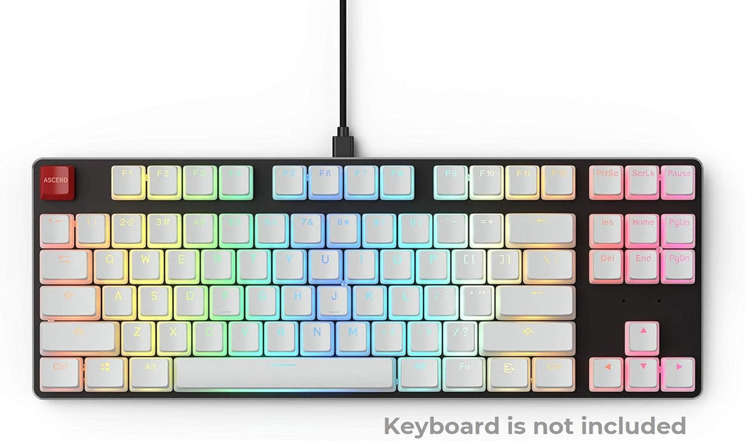 Glorious PC Gaming Race Aura V2 Capuchon de Clavier Black, Black
