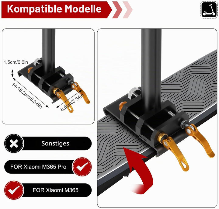 Elektroroller Sitz Rollersitzes Verstellbarer Elektro-Scooter-Sattel für Elektro-Scooter Klappsitz S