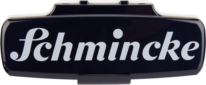 Schmincke – AKADEMIE Aquarell Farbkasten, Grundsortiment 10 x 1/2 Näpfchen, 75 010 097, Kunststoffse