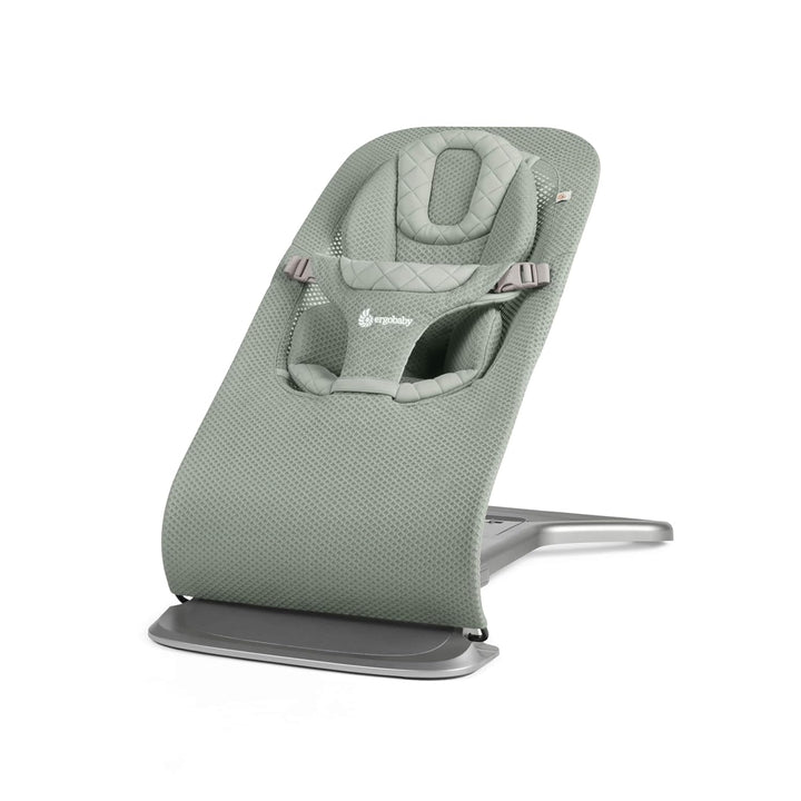 Ergobaby 3-in-1 Evolve Bouncer Mesh, Ergonomische Babywippe für Neugeborene ab Geburt bis zum Kleink