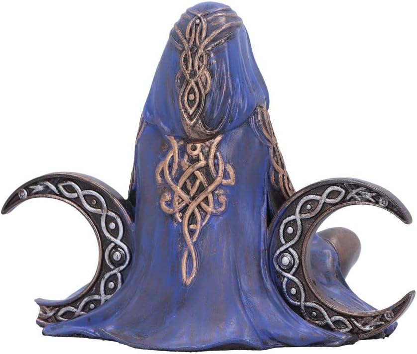 Nemesis Now Dreifach-Mond-Göttin-Figur, 8,5 cm, Violett