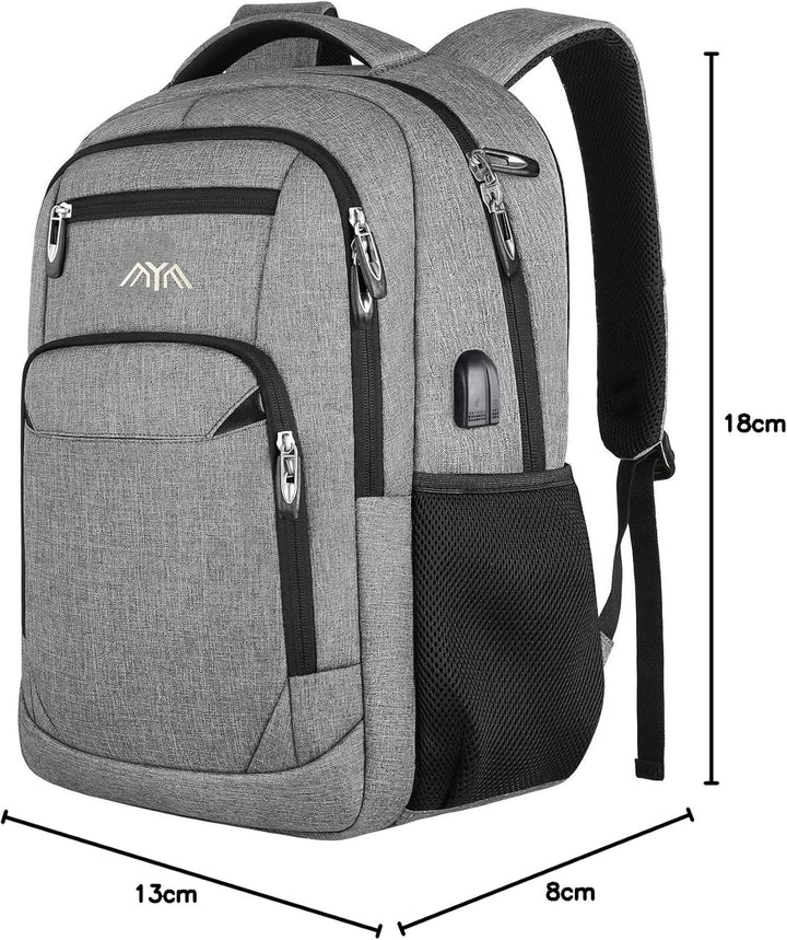 Rucksack Herren Damen Schulrucksack für 17.3 Zoll Laptop Rucksack Arbeit Wasserdicht Business Daypac