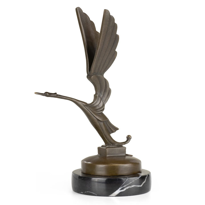 Moritz Bronzefigur Storch Höhe 21 cm 0,82 kg Skulptur Statue Antik Figuren