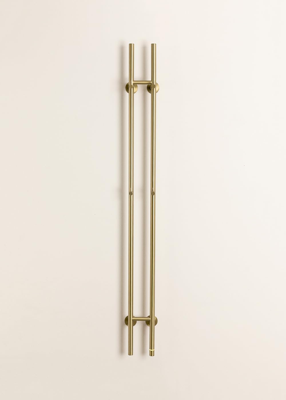 CREATE/WARM Towel Tube/Elektrischer Handtuchhalter mit 2 Stange Gold/Vertikales Design, 2 Temperatur