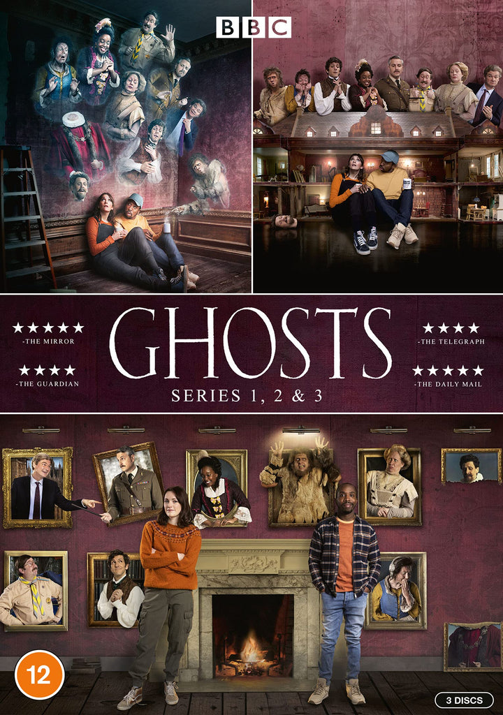 Ghosts - Series 1-3 Boxset [DVD] [2021], DVD