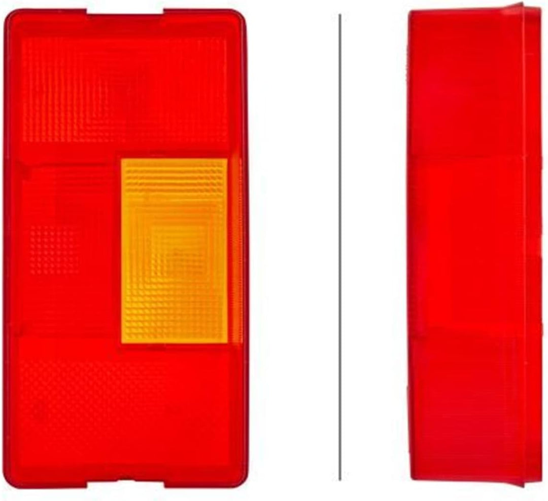 HELLA Rückleuchte - Glühlampe - 12V / 24V - Anbau - ECE - Lichtscheibenfarbe: rot/gelb - Stecker: Fl