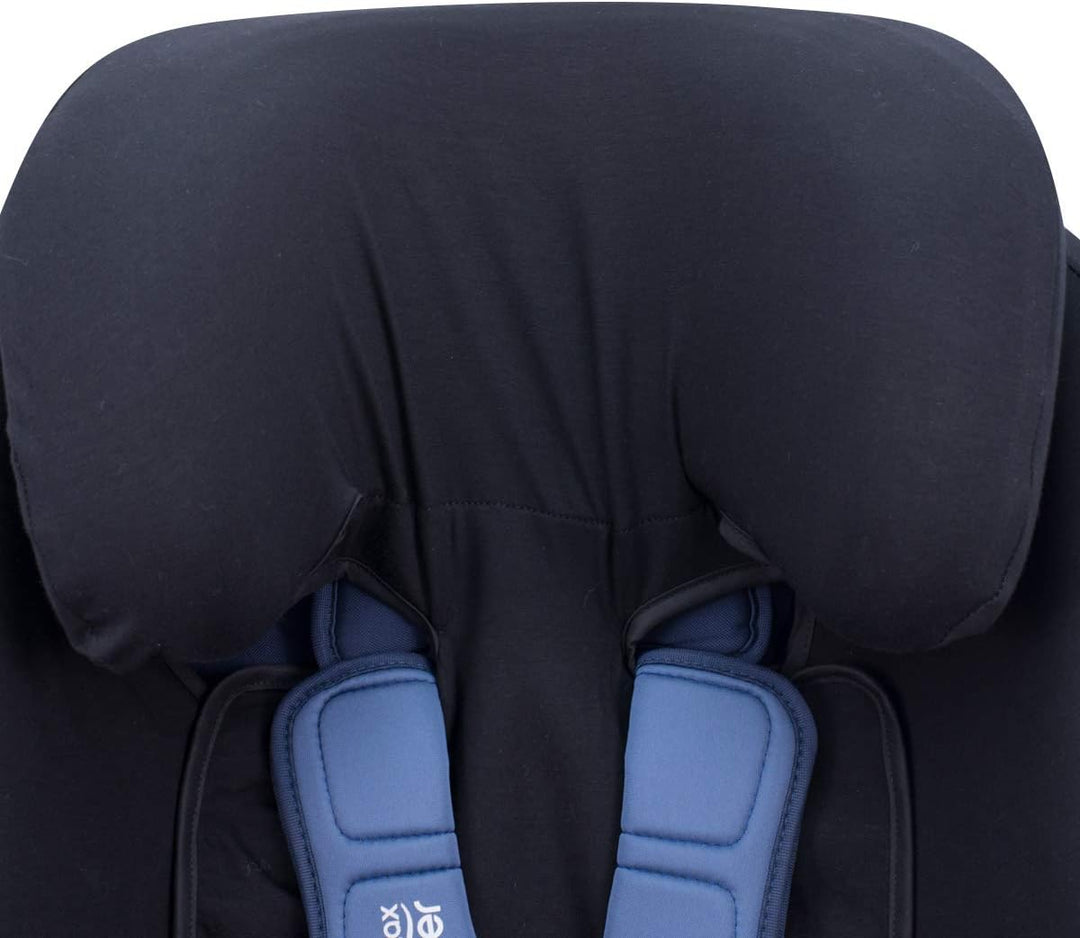JYOKO Kids Bezug für Autositz kompatibel mit Romer Advansafix, Evolva IV M, aus Baumwolle (Black Ser