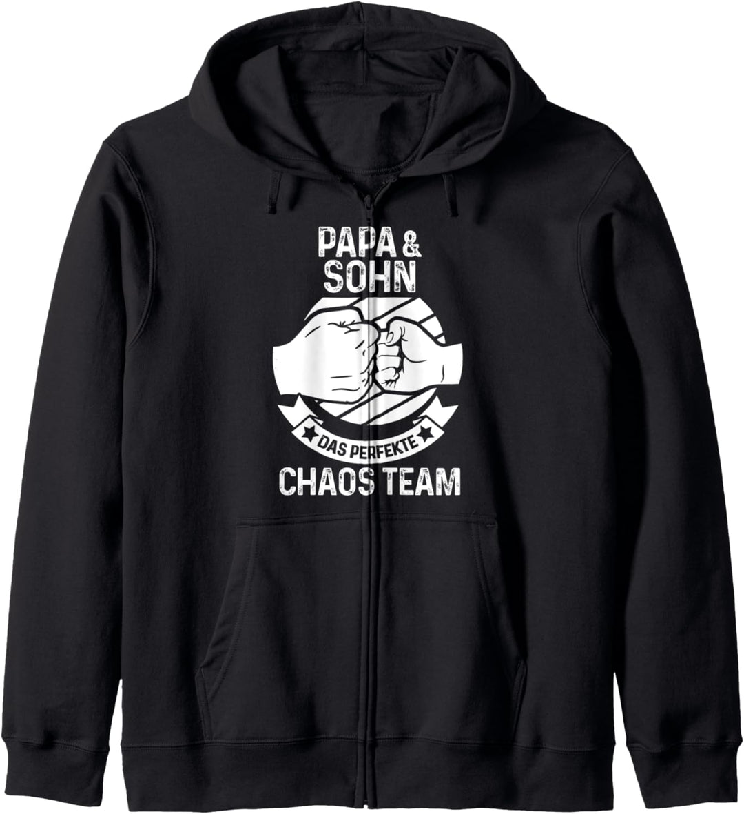 Papa Sohn Familie Kapuzenjacke