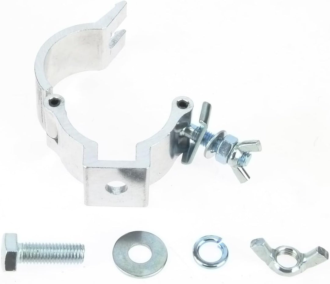 6 x Eurolite TPC-10 Half Coupler 30 mm breit Scheinwerferhaken Theaterhaken Schelle Montagehaken für