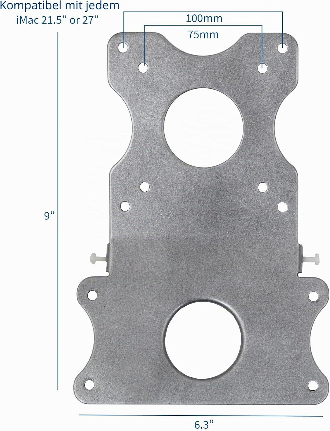 VIVO Adapter VESA Mount Kit, Bracket Set für Apple 21,5" und 27" iMac, Ende 2009 bis 2020 Modelle, L