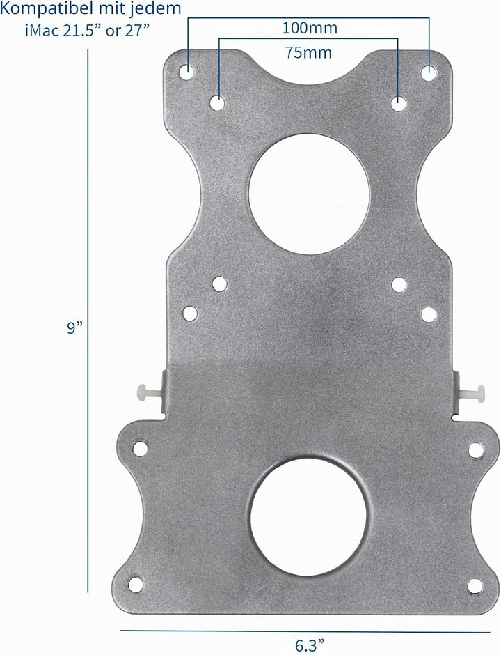 VIVO Adapter VESA Mount Kit, Bracket Set für Apple 21,5" und 27" iMac, Ende 2009 bis 2020 Modelle, L