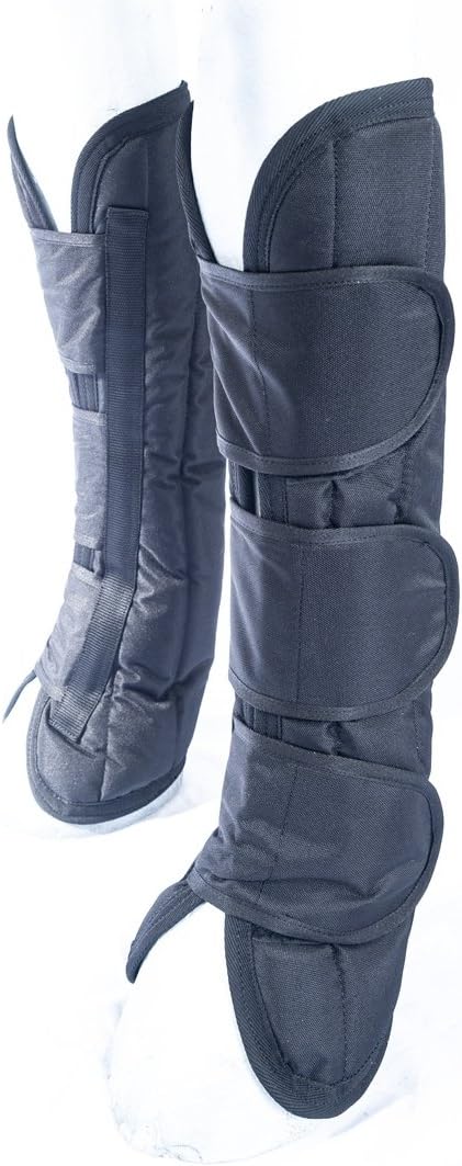RL24 by HKM - Transportgamaschen BASICLINE Schwarz Shetty, Schwarz Shetty