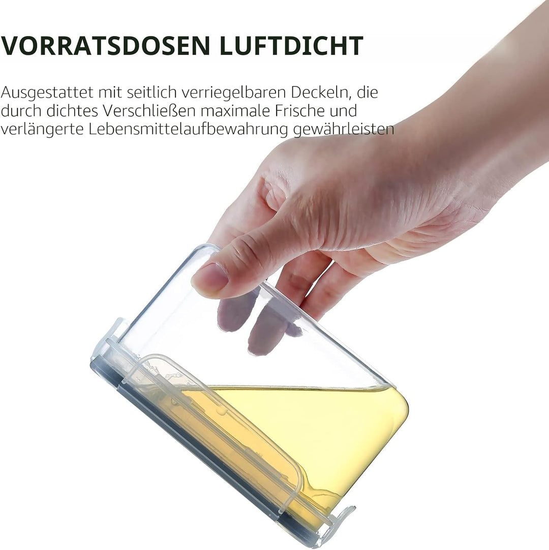 Hibisaws Vorratsdosen Set of 24，vorratsdosen mit deckel luftdicht, Aufbewahrungsbox Küche organizer