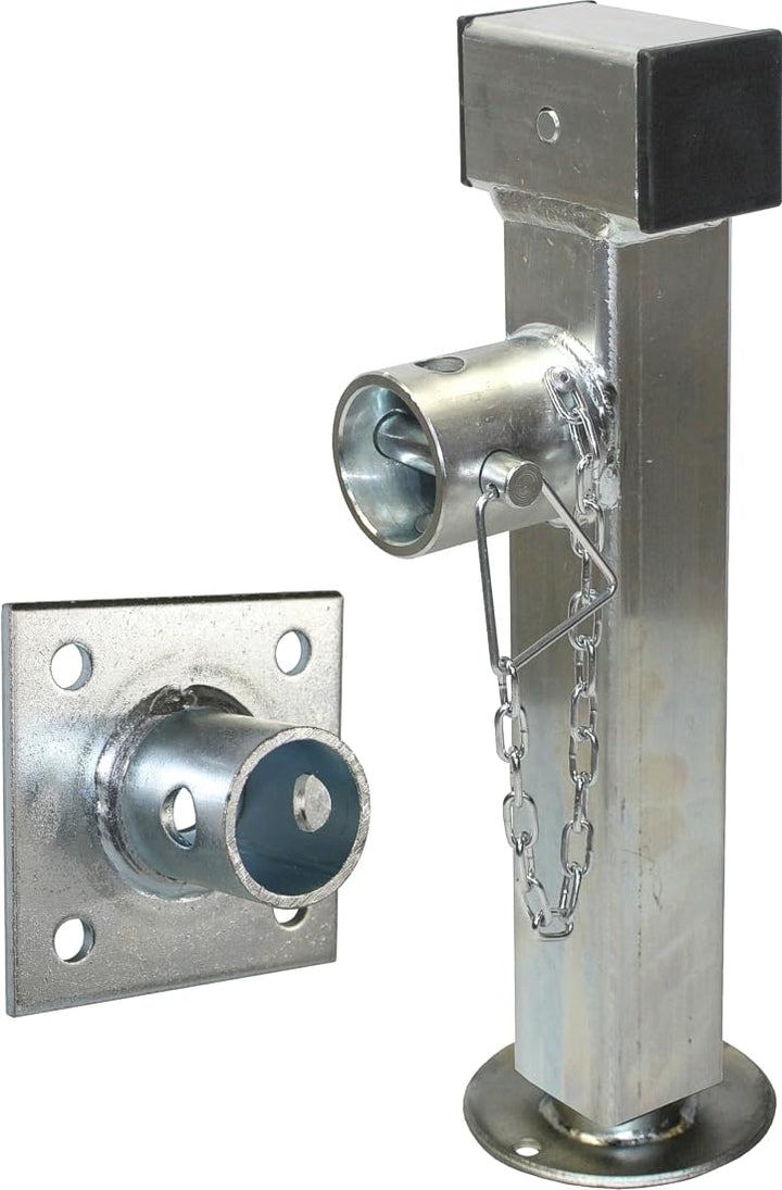 meinAnhängerersatzteil Stützfuss Ausdrehstützen Schwenkstützen Heckstützen + Flansch 1300kg 1,3t