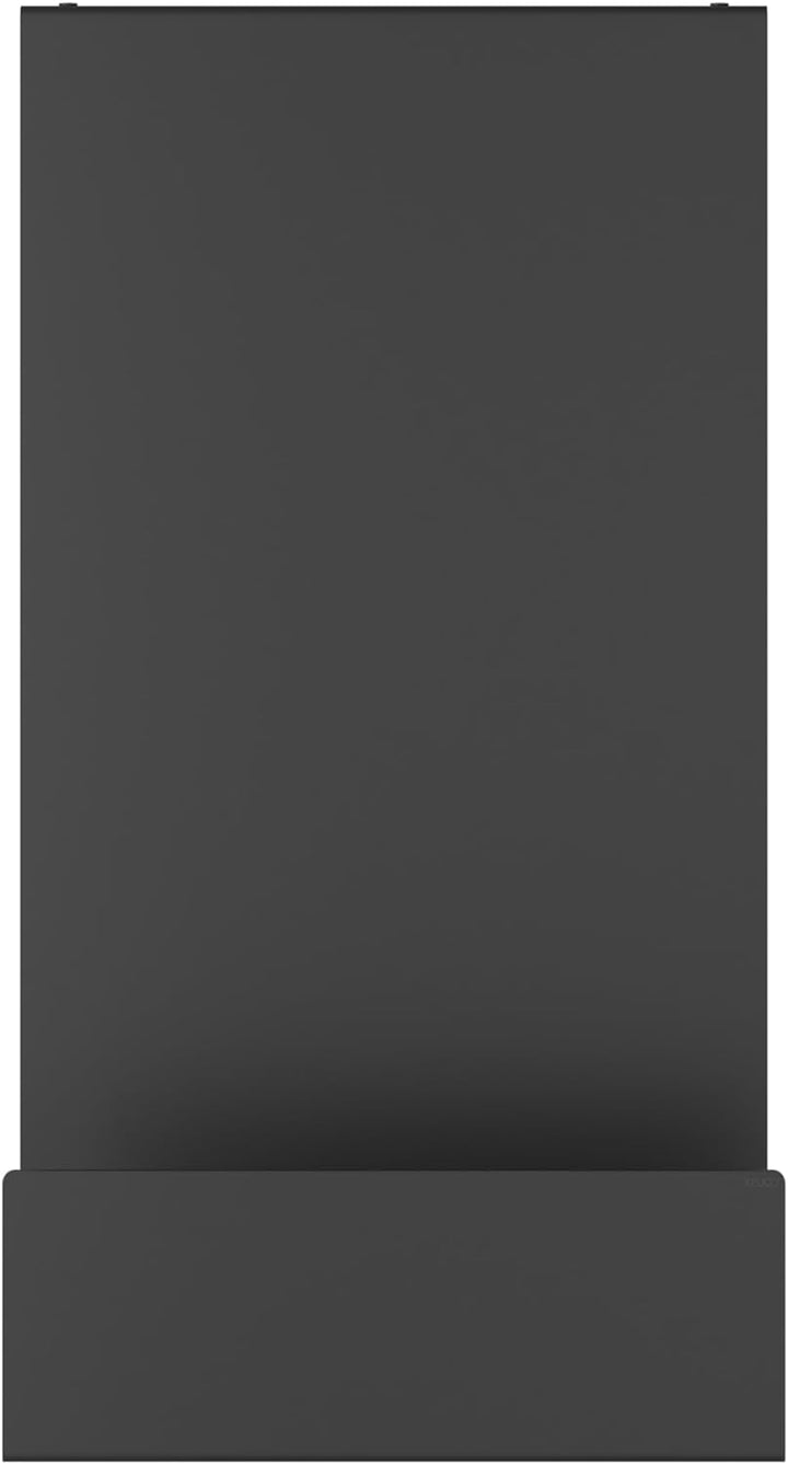 KEUCO Duschablage aus Aluminium, schwarz, mit abnehmbarem Korb, Handtuchhaken und Ablaufschlitzen, 3