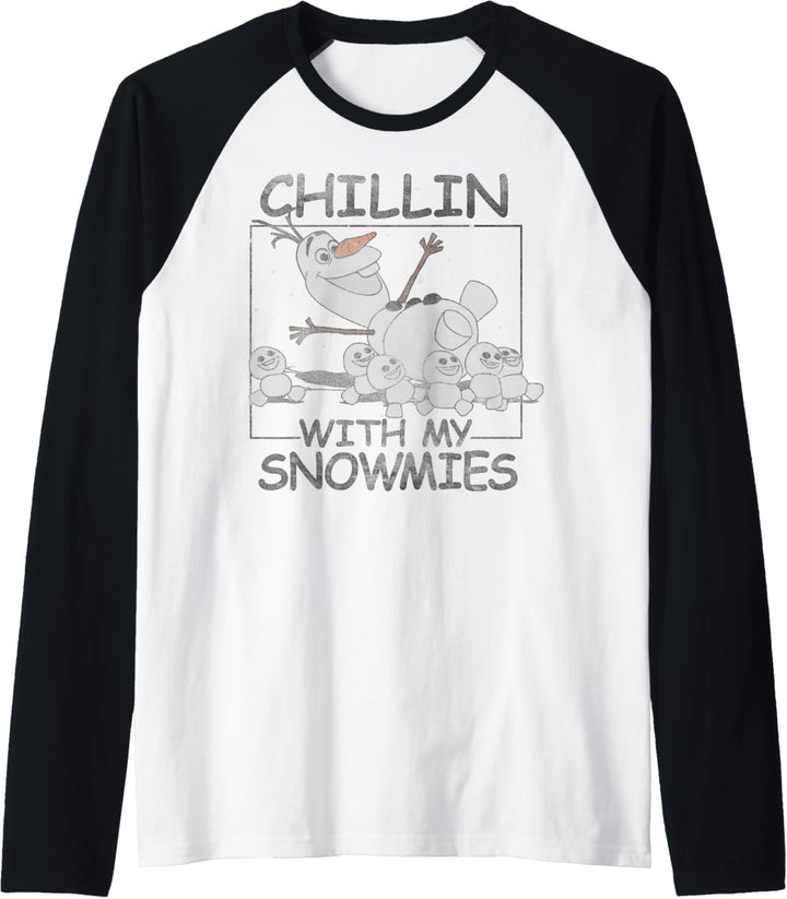 Disney Frozen Olaf Chillin With My Snowmies Portrait Raglan